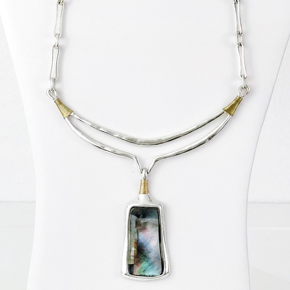 RLM Soho Abalone Statement Necklace